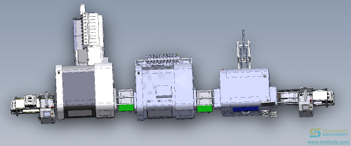 Axial Radial Terminal Insertion machine inline top