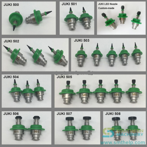 JUKI SMT nozzle list