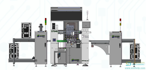 S7040 OddFrom Insertion Machine w feeder Tray & PCB loading Full