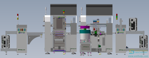 S7040 OddFrom Insertion Machine x2 w feeder & PCB loading back