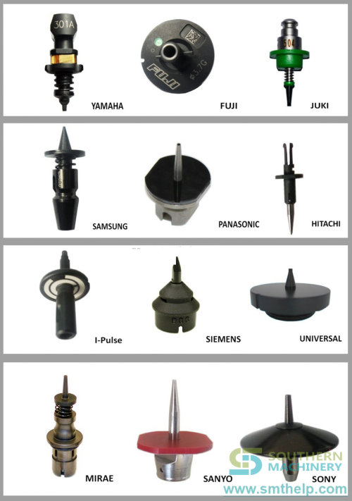 SMT nozzle list