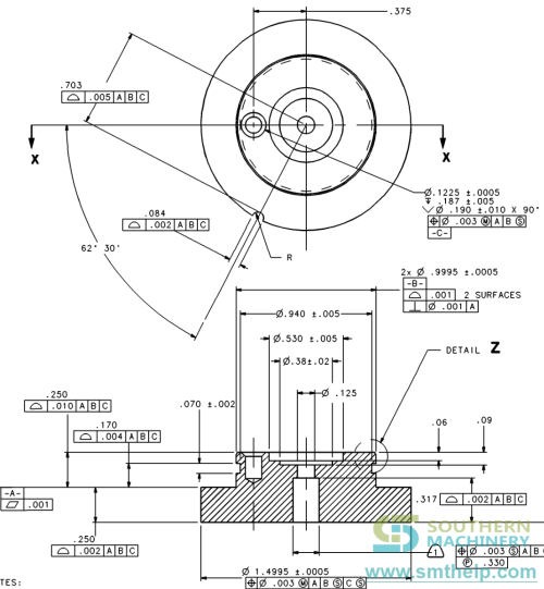 UIC nozzle tip drawing