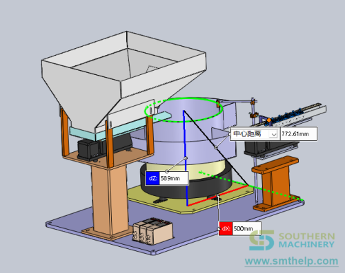 Automated frame assembly machine electric vibrating frame vibration bowl feeder@详情3