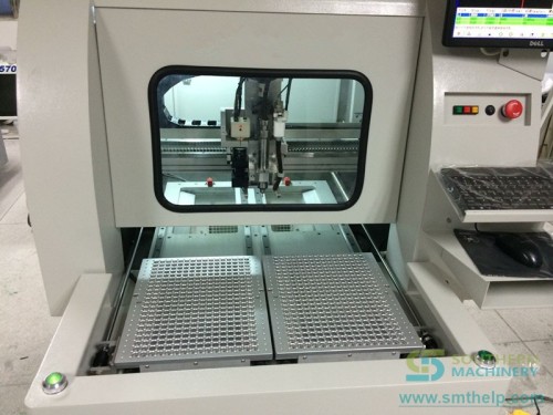 4 axis high precision 300 350mm Or 500 500mm pcb separator machine YSVC 650@主图3