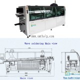 Automatic-wave-soldering-production-line-and-main-view