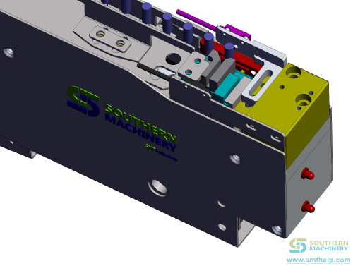 Radial tape feeder cutter