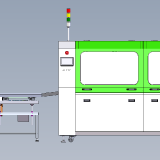 Wave-soldering-machine--Manual-assembly-line-Front