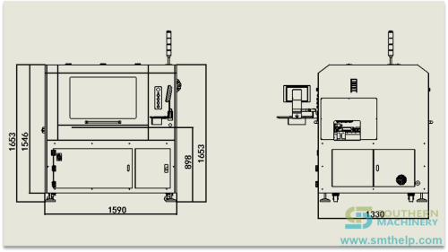 smt laser cutting machine pcb board v cutting separator machine@主图2