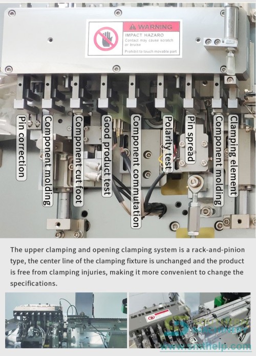 Fully Automatic Electronic Radial Component Lead Sleeve Forming Machine@详情11