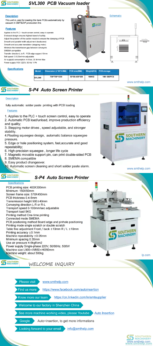 SMT solder paste printer machine