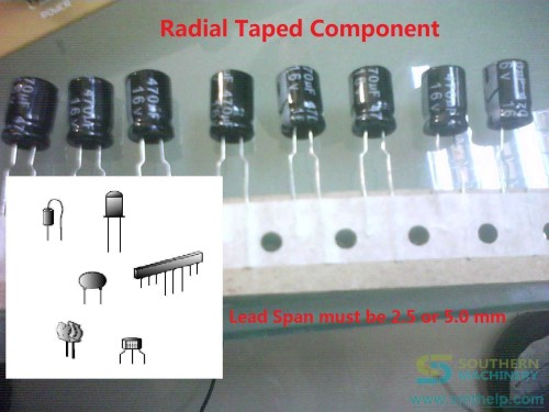 Radial Taped Component