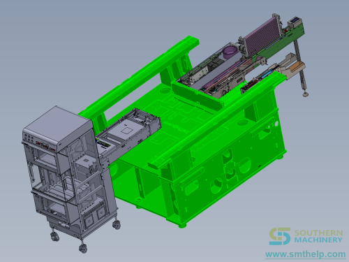 SMT Oddform Axial Radial Tube Bow Tray Feeder 2