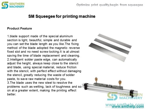 Squeegee (Scraper)for Solder Paste Printer (1)