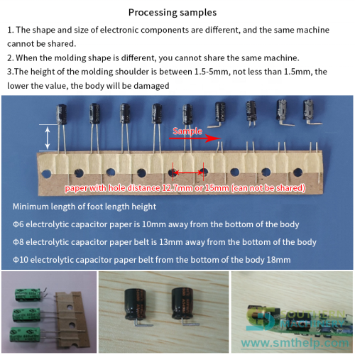 Taped Radial Component Cutting Forming Machine Led Molding Machine@详情2