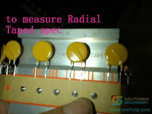 to measure Radial taped spec