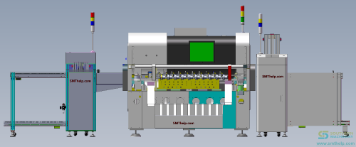 S3010A Radial Insertion machine 10 feeder w loader back