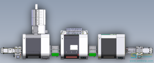 S4020A Axial Inserter+S3010A Radial Insertion + S7020A Odd Form Insertion Machine with PCB Magazine 