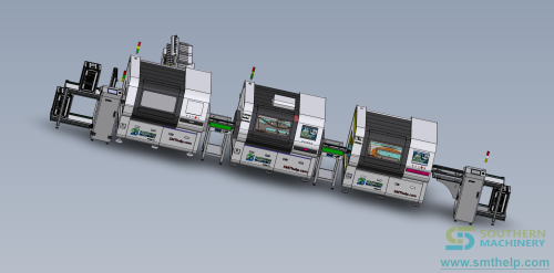 S4020A Axial Inserter+S3010A Radial Insertion + S7020A Odd Form Insertion Machine with PCB Magazine 