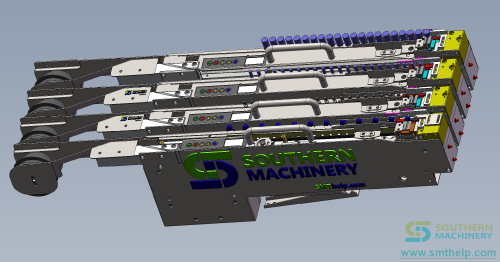 SMT radial tape feeder 4 capacitor