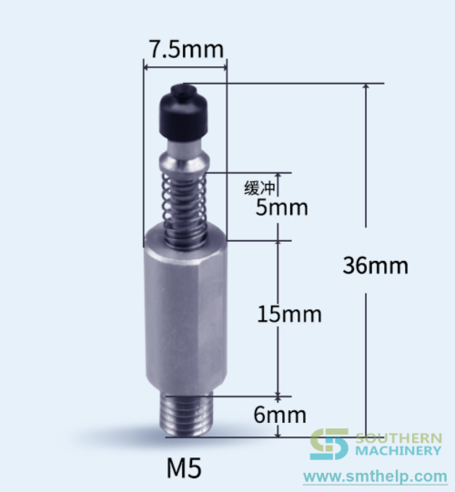 JUKI nozzle rubber dimension