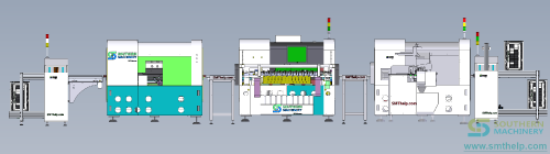 S4020A Axial Inserter+S3010A Radial Insertion + S7020A Odd Form Insertion Machine with PCB Magazine 