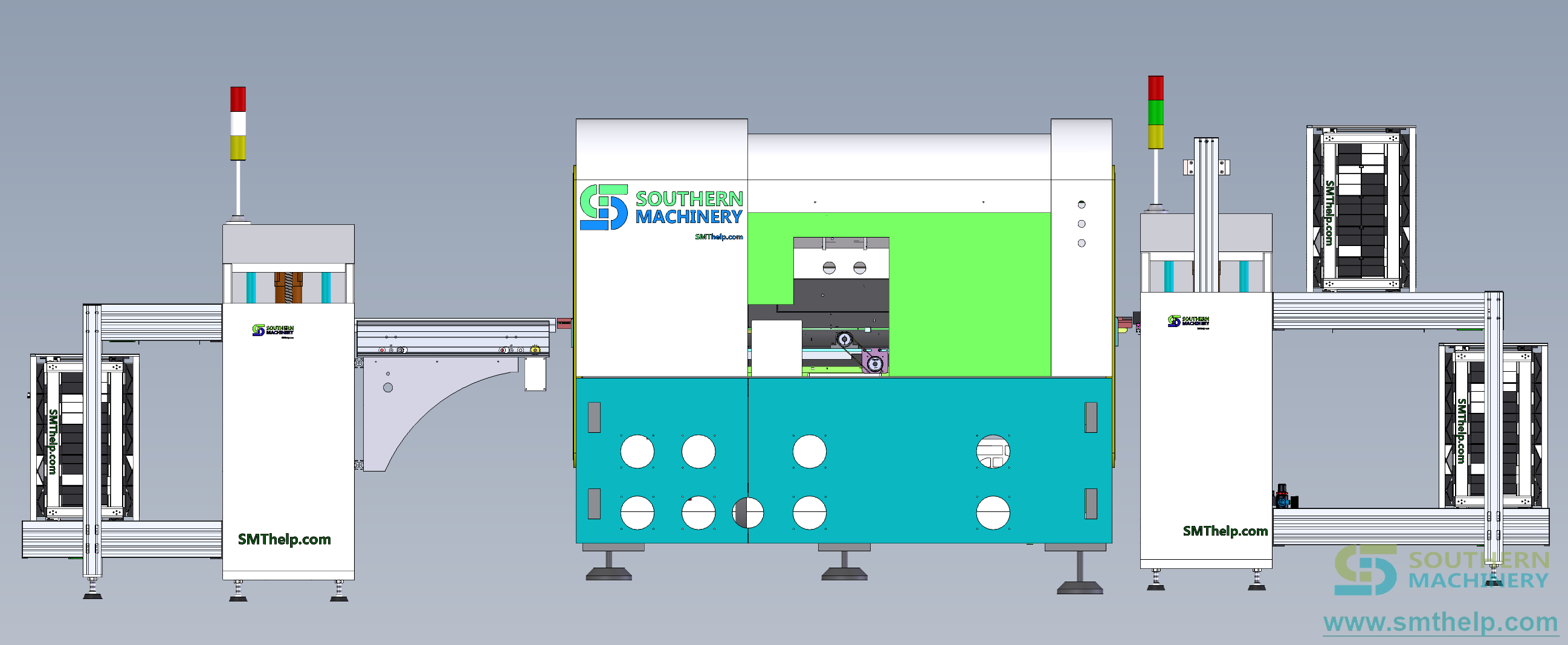 S7020 Terminal Insertion Machine - S7020A Odd form Inserter PCB loading B