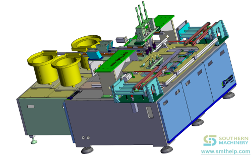 S7030 Oddform insertion machine w 3 bowl feeder