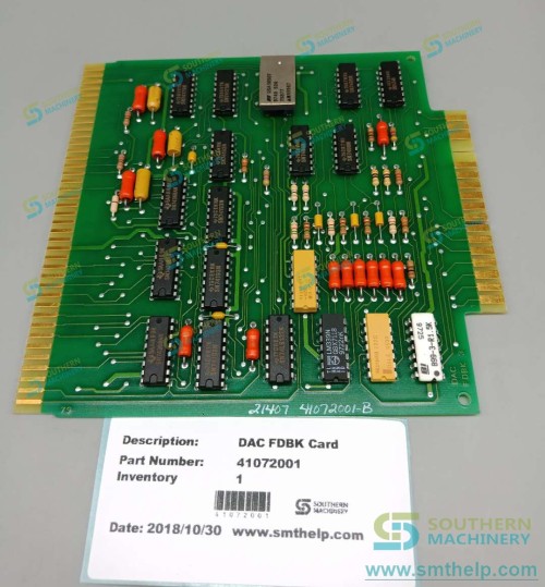 41072001 UIC DAC FDBK Card