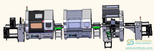 S3010A Radial +S7020T Terminal + S7020A Oddform Insertion machine in line 2