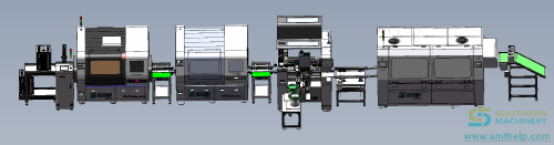 S3010A Radial+S7020T Terminal + S7020A Odd Form Insertion + S350B Wave soldering Machine f