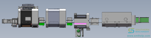 S3010A Radial+S7020T Terminal + S7020A Odd Form Insertion + S350B Wave soldering Machine t