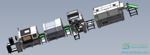 S3010A Radial+S7020T Terminal + S7020A Odd Form Insertion + S350B Wave soldering Machine 0