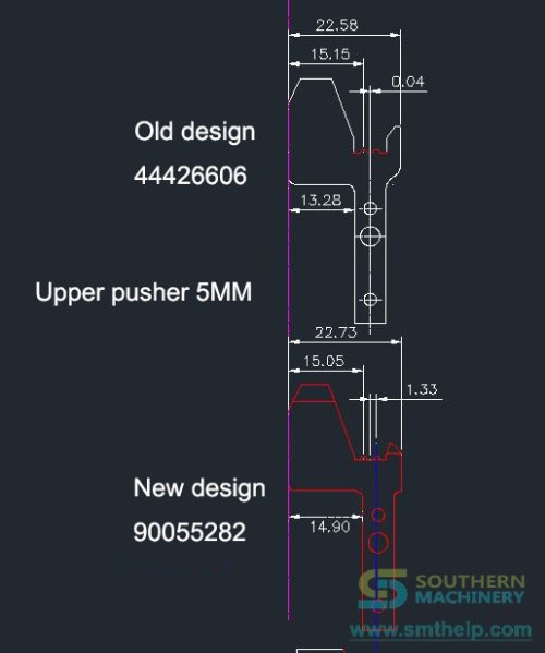 Pusher upper 5MM Drawing 2 type