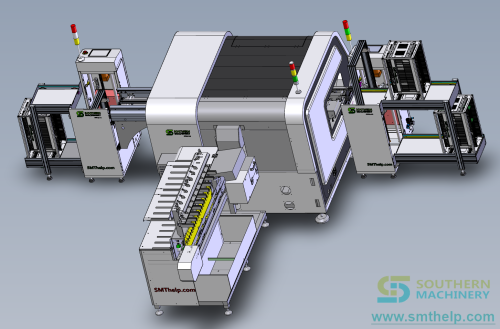 S4020A Axial Insertion with PCB Magazine loader B 