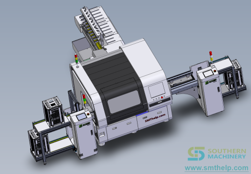 S4020A Axial Insertion with PCB Magazine loader F