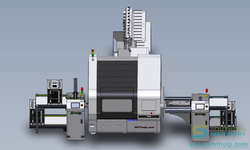 S4020A Axial Insertion with PCB Magazine loader front