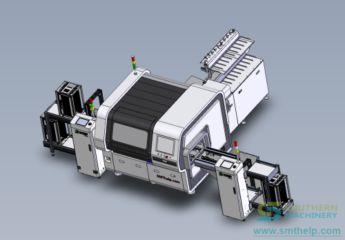 S4020A Axial Insertion with PCB Magazine loader