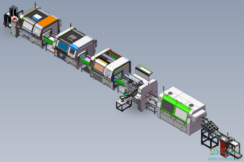 Mobile Charger THT auto insertion & Wave Soldering line 1