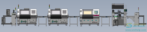 PCB MAGAZINE LOADER + Radial Machine x2+Terminal+OddForm +Unloader F