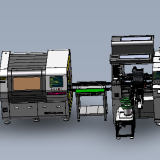 PCB-MAGAZINE-LOADER--Radial-Machine-x2TerminalWave-Soldering-Unloader--2