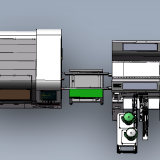 PCB-MAGAZINE-LOADER--Radial-Machine-x2TerminalWave-Soldering-Unloader--3