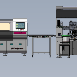 PCB-MAGAZINE-LOADER--Radial-Machine-x2TerminalWave-Soldering-Unloader-F