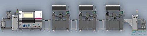 S7020T Terminal + S7040 OddFrom Insertion Machine x3 w PCB loading System F