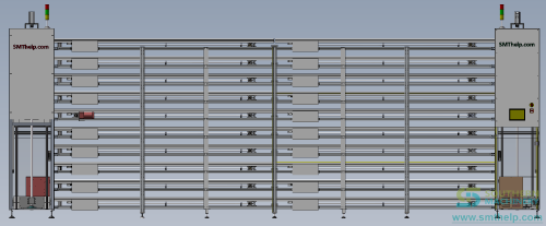 10 layer Buffer conveyor back