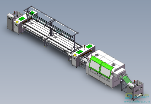 PCBA manual assembly and Wave soldering line 1