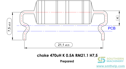 Forming K cut shape