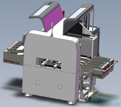 S7040 Oddform Insertion core machine w MV Feeder x9 SLD250 Magazine Loader