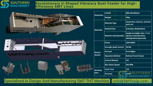 Revolutionary U Shaped Vibratory Bowl Feeder for High Efficiency SMT Lines (2)