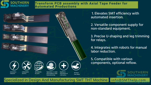 Transform Your SMT Line with Axial Tape Feeder for Automated Production