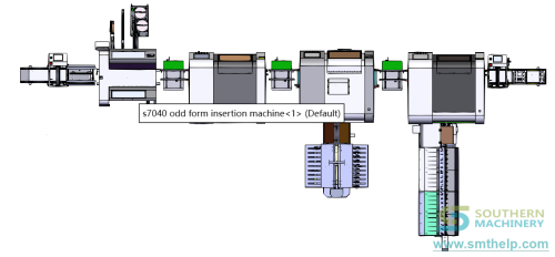 S4040A+S3020A+S7020+S7040 Axial&Radial&Terminal&OddForm Insertion machine inline 40 stations w loade